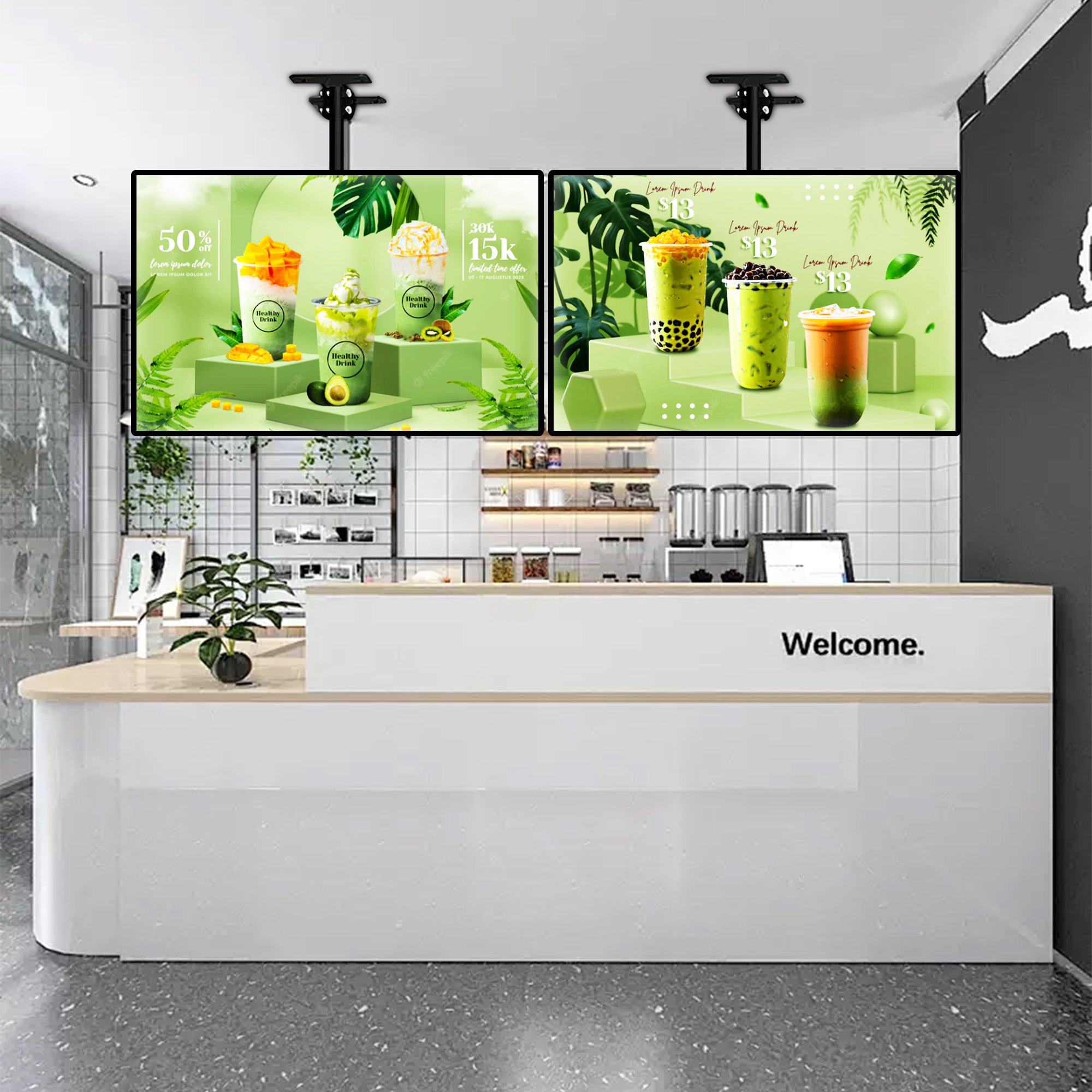 Slim Advertising Light Box Led Menu Board A3 A4 Wall Hanging Led Light Boxes For Shop Decoration