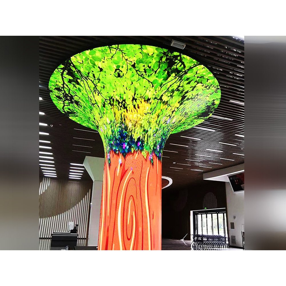 P1.2 P1.5 P1.8 P2.5 2.5Mm P4 4Mm Indoor Full Color Display Board Curved Video Wall Pantalla Flexible Led Screen For Advertising
