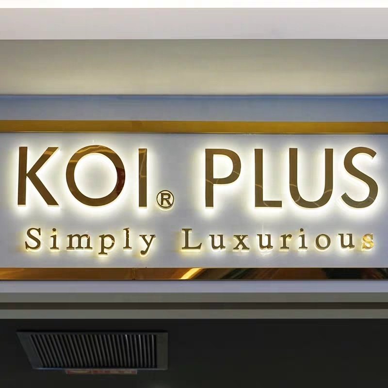 Business Sign Wall Building Channel Letter Commercial Metal Personalized Logo Glowing Led Sign Store Signs