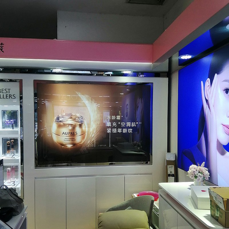 Custom Slim Wall Mount Indoor Advertising Boards Aluminum Lightbox Frame Magnetic for A1 size
