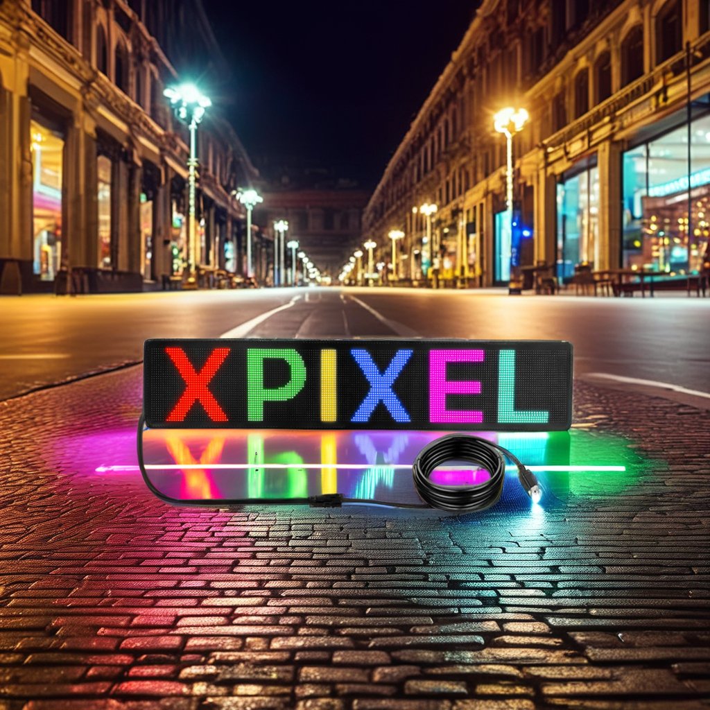 USB Programmable LED Sign Board Custom Digital Display for Scrolling Advertising Messages