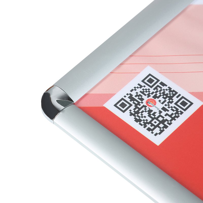 Wholesale round corner 18x24" 24x36" display frame Snap Frame adjustable picture Aluminum Alloy 25mm Poster Frames