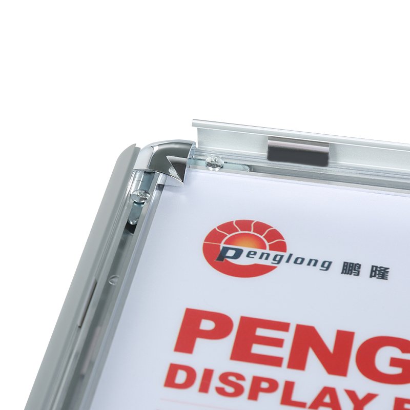 Wholesale round corner 18x24" 24x36" display frame Snap Frame adjustable picture Aluminum Alloy 25mm Poster Frames