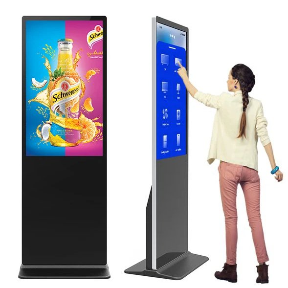 Advertising digital signage Android 32 43 50 55 65 inch touch screen monitors billboard touch screen information kiosk
