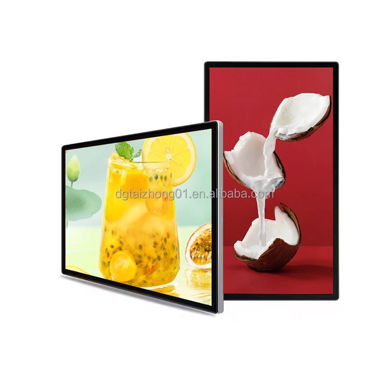 Factory Wholesale 21.5-50 Inch Digital Signages Screen Wall Mounted Touch Display Video Advertising Screens for shopping mall