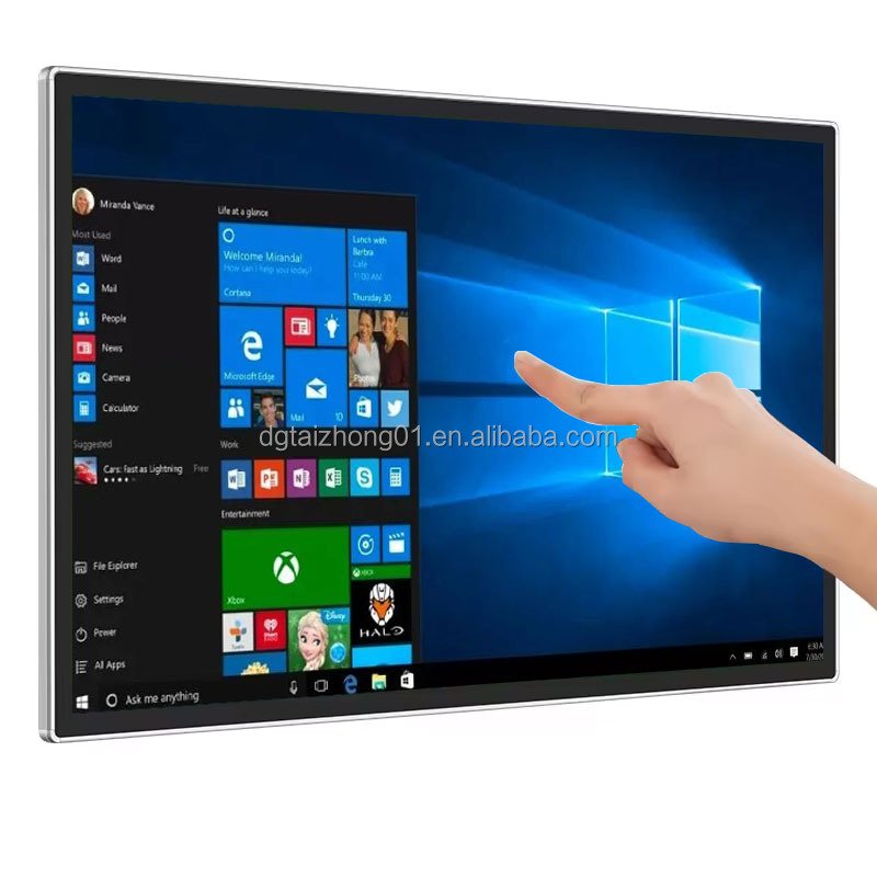 Factory Wholesale 21.5-50 Inch Digital Signages Screen Wall Mounted Touch Display Video Advertising Screens for shopping mall