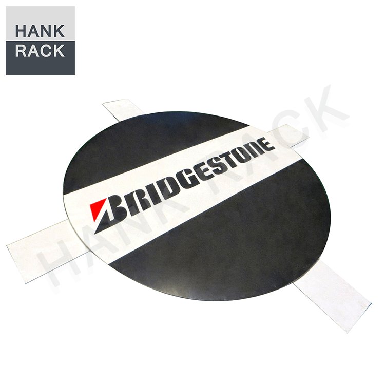 PVC Car Tyre Advertising Board Signage Center Insert Tire Sign