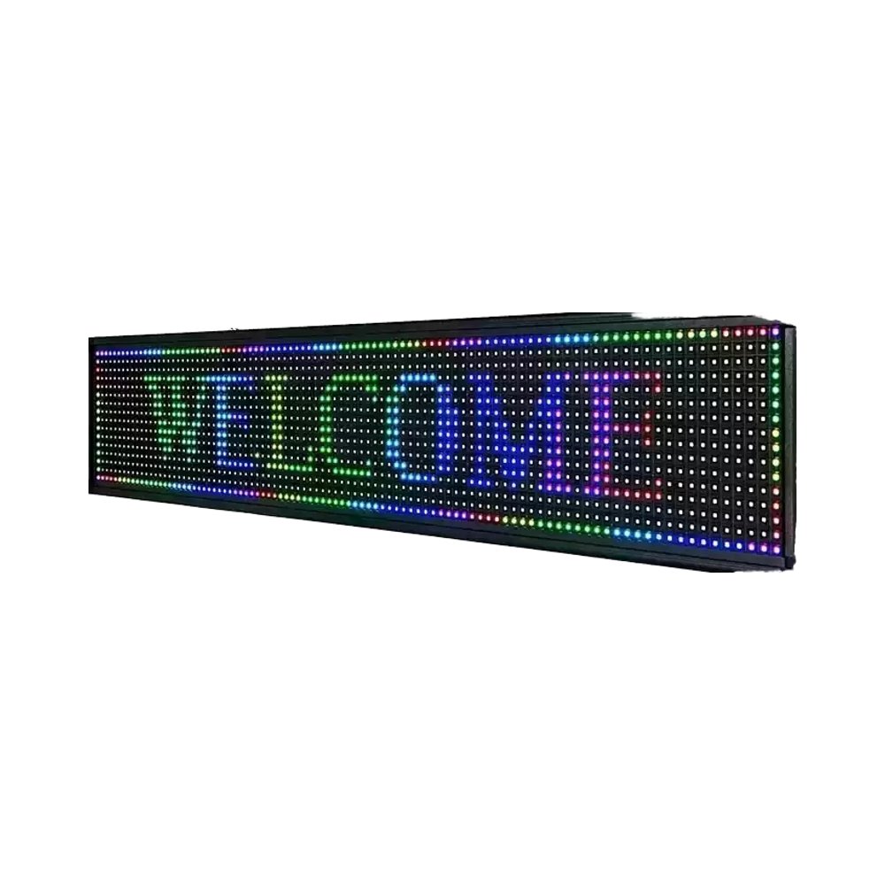 Indoor/Outdoor P10mm LED Moving Text Sign Display IP65 Multi-language Supported Elevator LED Message Board OEM Agency SDK