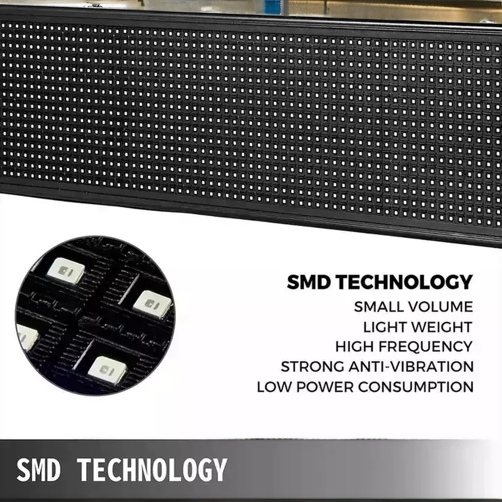 Indoor/Outdoor P10mm LED Moving Text Sign Display IP65 Multi-language Supported Elevator LED Message Board OEM Agency SDK