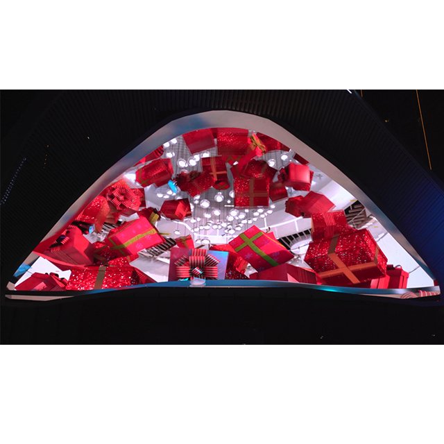 HIGH brightness Shop mall Building wall BOE Factory direct SMD p10 advertising led banner display outdoor