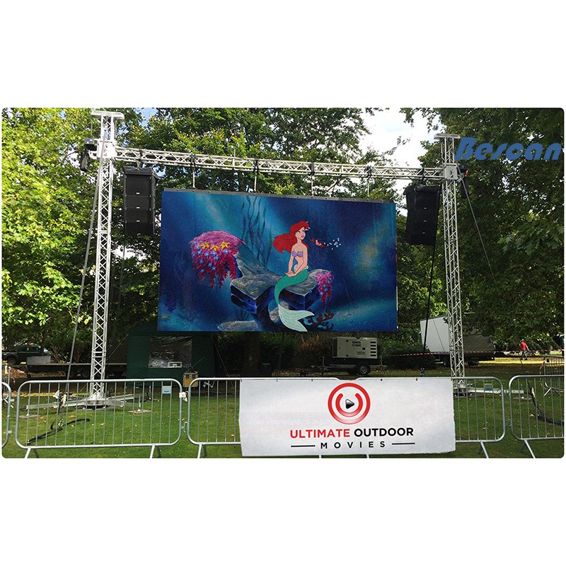 BESCAN Outdoor waterproof P3.91 led screen display advertising board outdoor Rental Led Screen Display Led panel