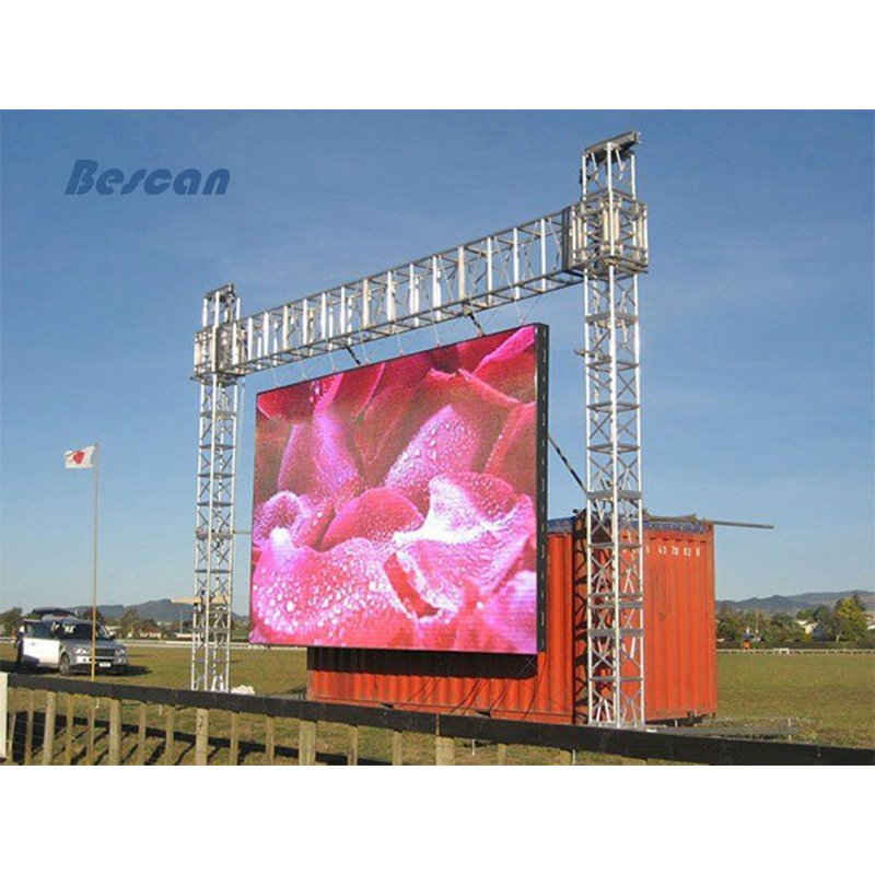 BESCAN Outdoor waterproof P3.91 led screen display advertising board outdoor Rental Led Screen Display Led panel