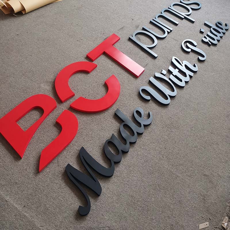 Personal customization office reception PVC foam letter signs 3d PVC letter signboard for business