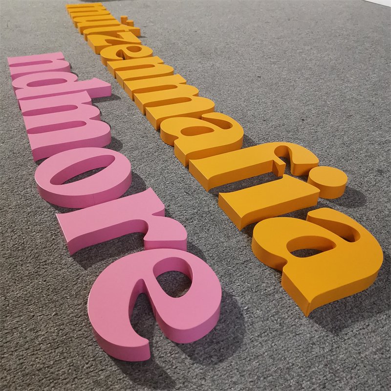 Personal customization office reception PVC foam letter signs 3d PVC letter signboard for business