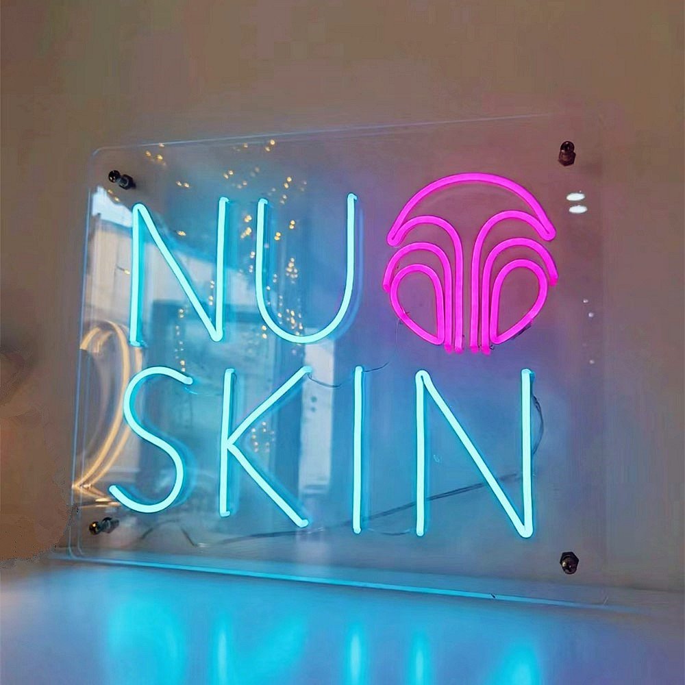 New Creative Dazzling LED Logo Display Board Fantastic Colorful Logo Light Box Logo Advertising Light Boxes For Shop Name