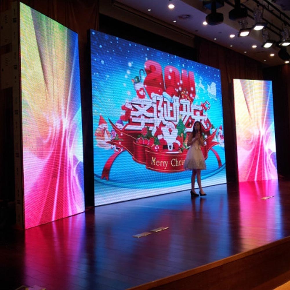 Ultra thin 500*500mm cabinet led video display board p4.81 advertising led screen