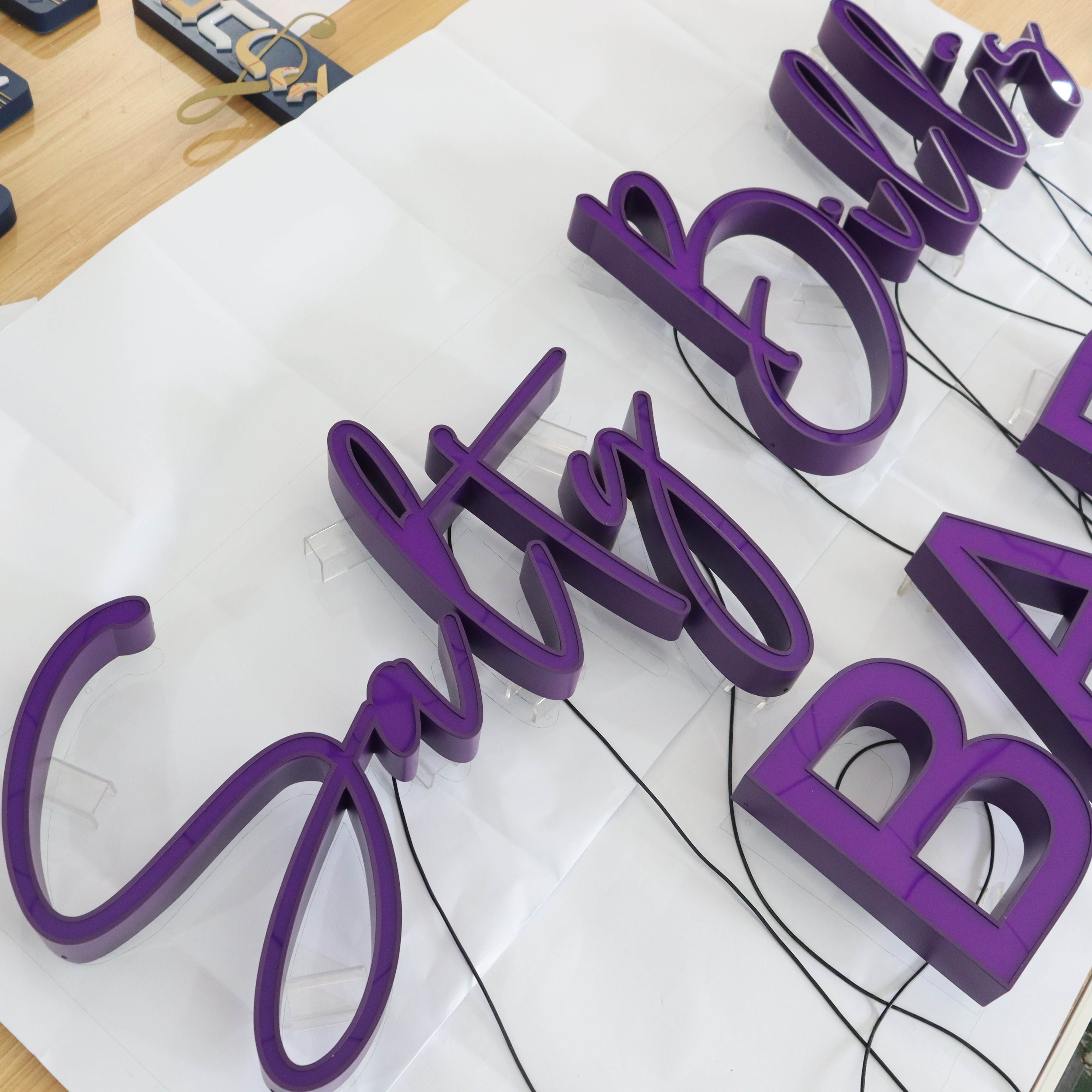 High quality luminous custom made led signs frontlit led sign letter shop signboard 3d led name boards for shop logo