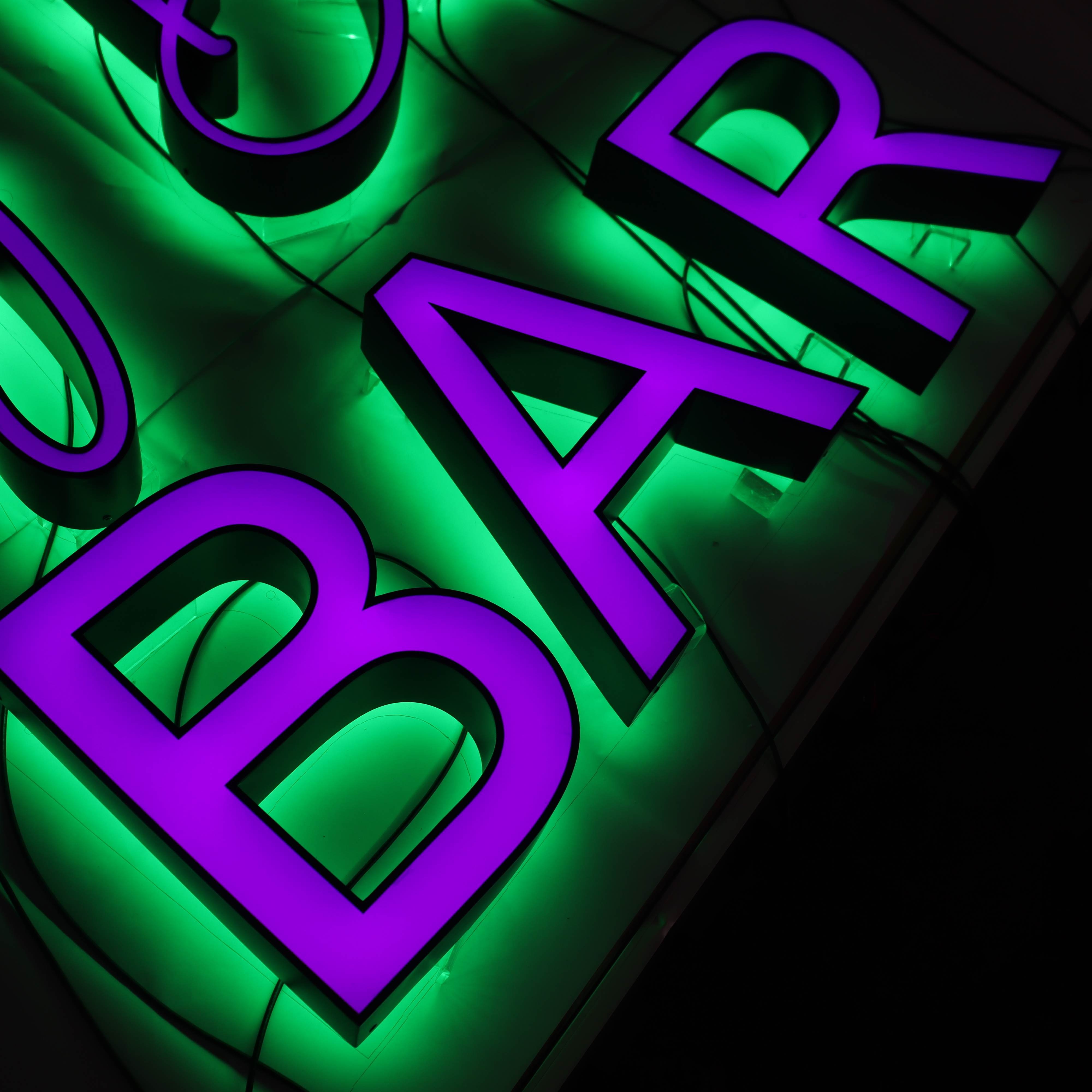 High quality luminous custom made led signs frontlit led sign letter shop signboard 3d led name boards for shop logo