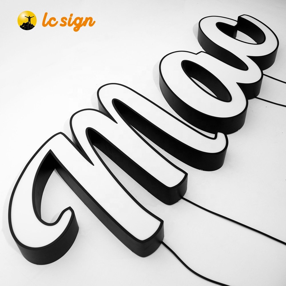 High quality luminous custom made led signs frontlit led sign letter shop signboard 3d led name boards for shop logo