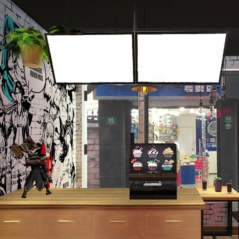 A1 A2 A3 A4 Frameless LED Light Box For Restaurant Cinema Marketing Hanging Display Frame Advertising Light Box Led Menu Board