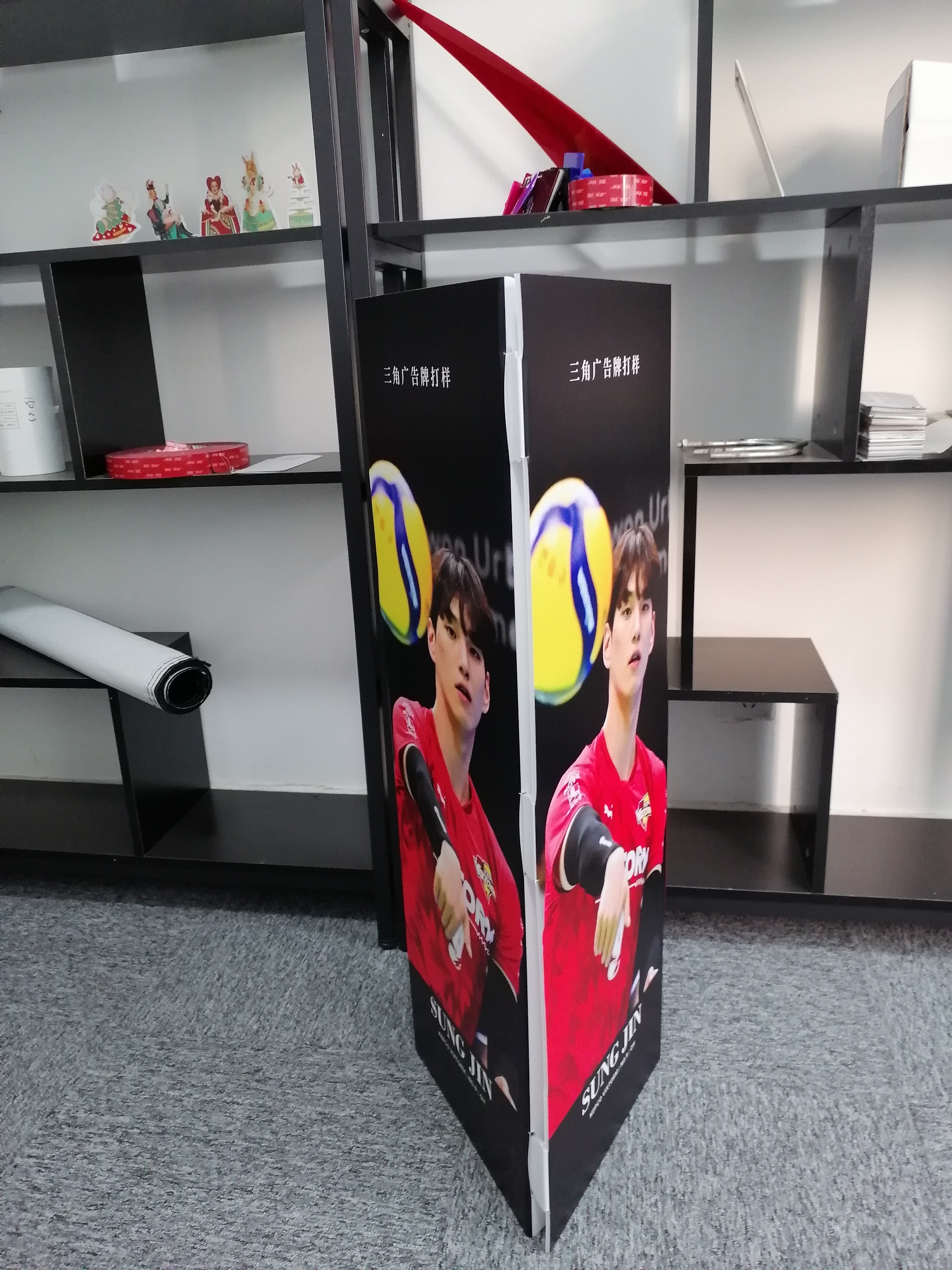 Exsibition CUSTOMIZE popular promotional sign pp hollow board A FRAME BILLBOARD
