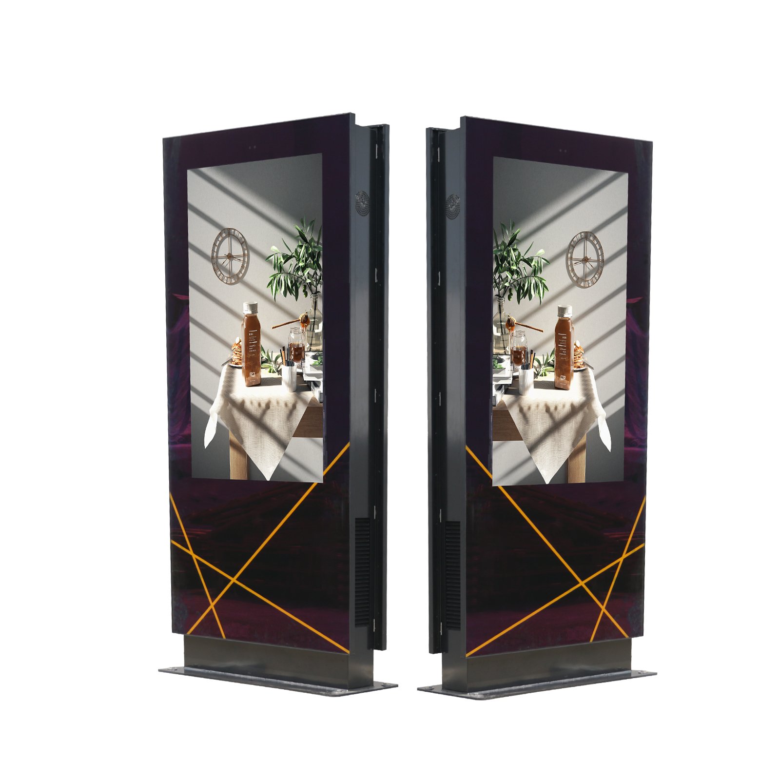 High Brightness 49/55 Inch Otudoor Lcd Display Waterproof IP65 Outdoor Signage Monitor for Shopping Mall Advertising