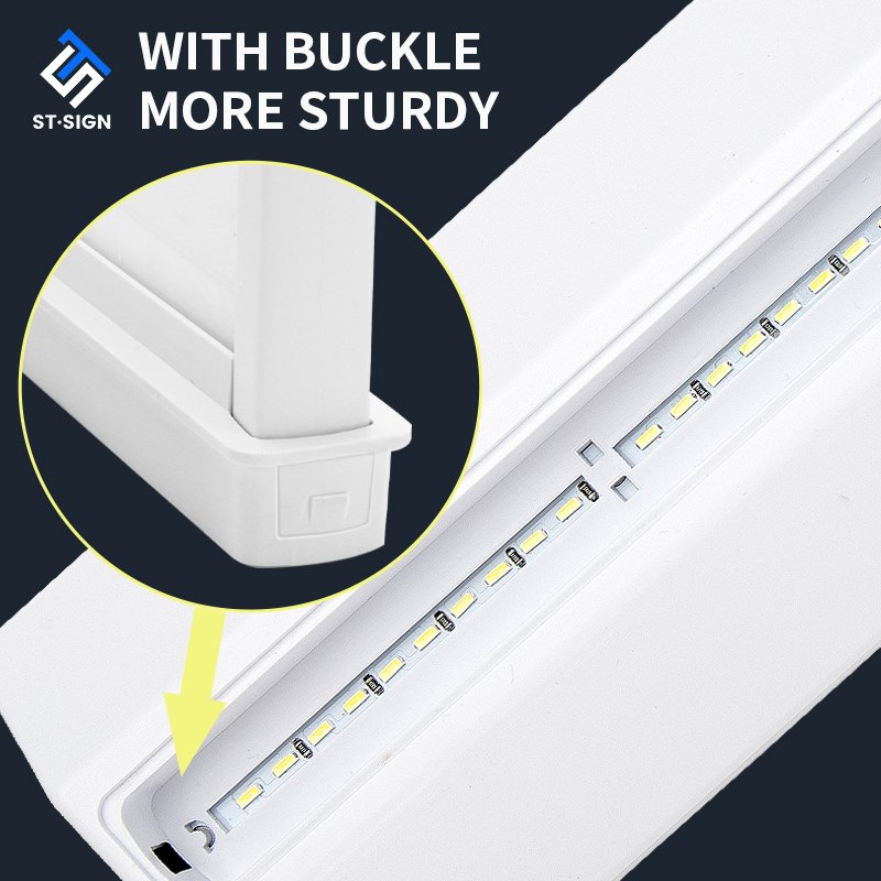 A4/A5 desktop advertising light box table rechargeable menu board with battery