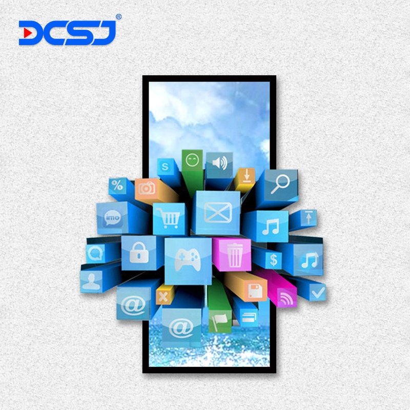 28 Inch Wide Lcd Monitor Screen Strip Bar Screen Advertising Display Stretched Bar Lcd Display