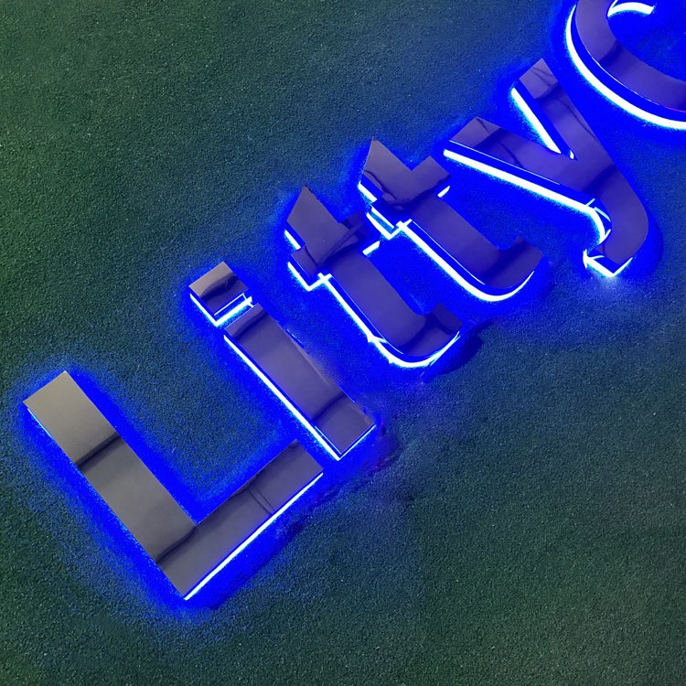 Store Front LED Sign 3D Signage Backlit Letters Custom Channel Letter Sign led Backlit Letters LED Signage