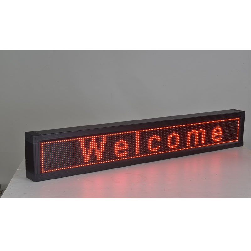 P10 Custom WiFi Color Led Screens Indoor High Brightness Resolution Programmable Advertise Sign Red Led Scrolling Display Screen