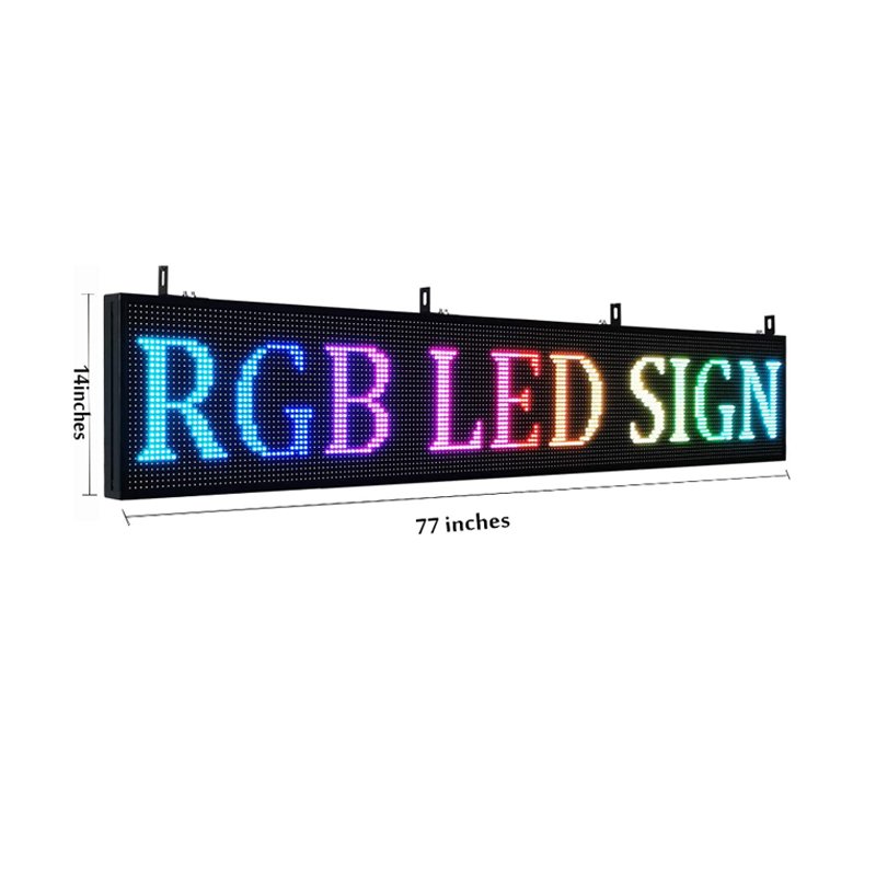 High Resolution P10 and New SMD Message Display outdoor use wifi Programmable LED Sign for Business store Advertising Board