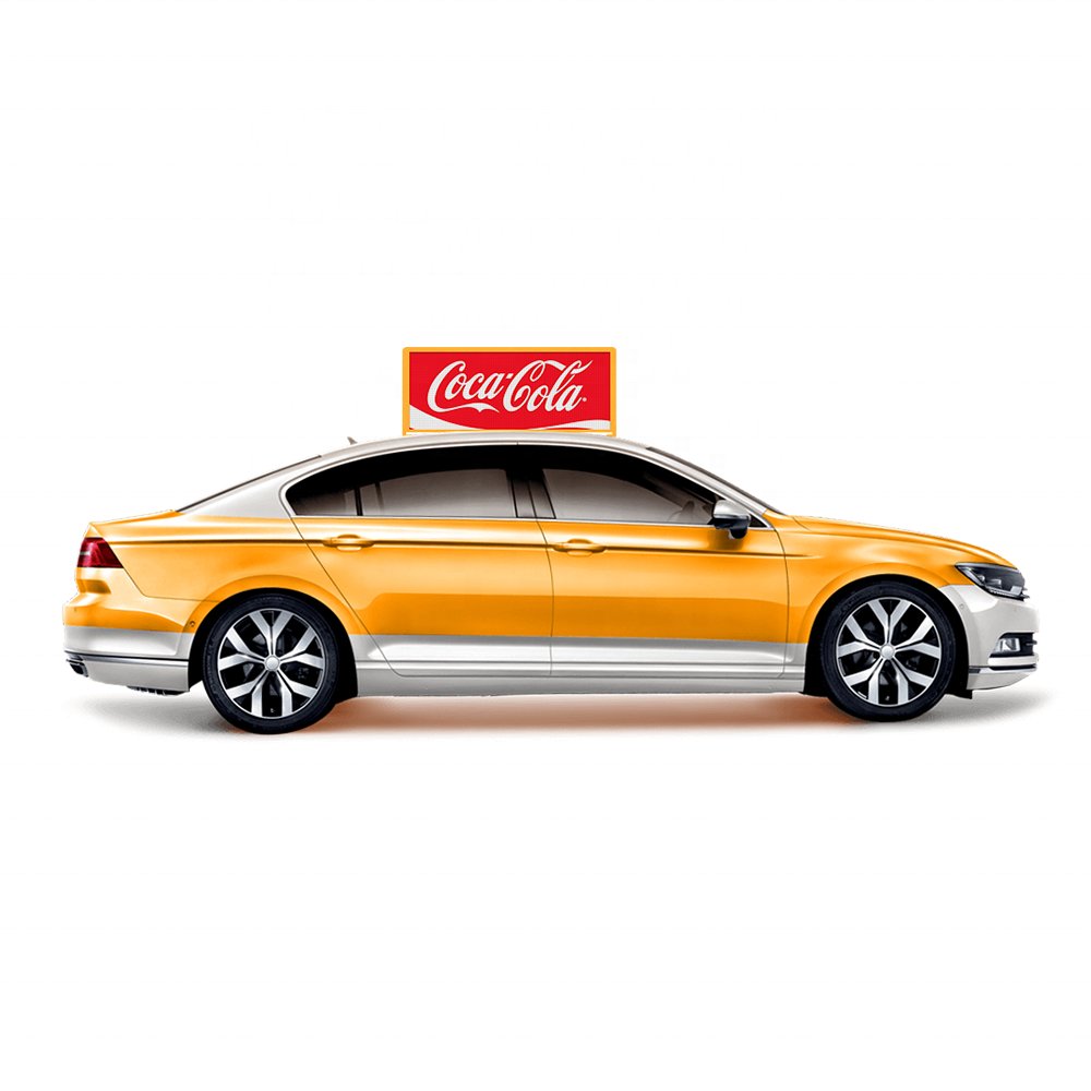 Outdoor Top Screen Ecran Advertising Enseigne Car Display Sign Board Mobile For Full Color Billboard Portable Led Roof Taxi