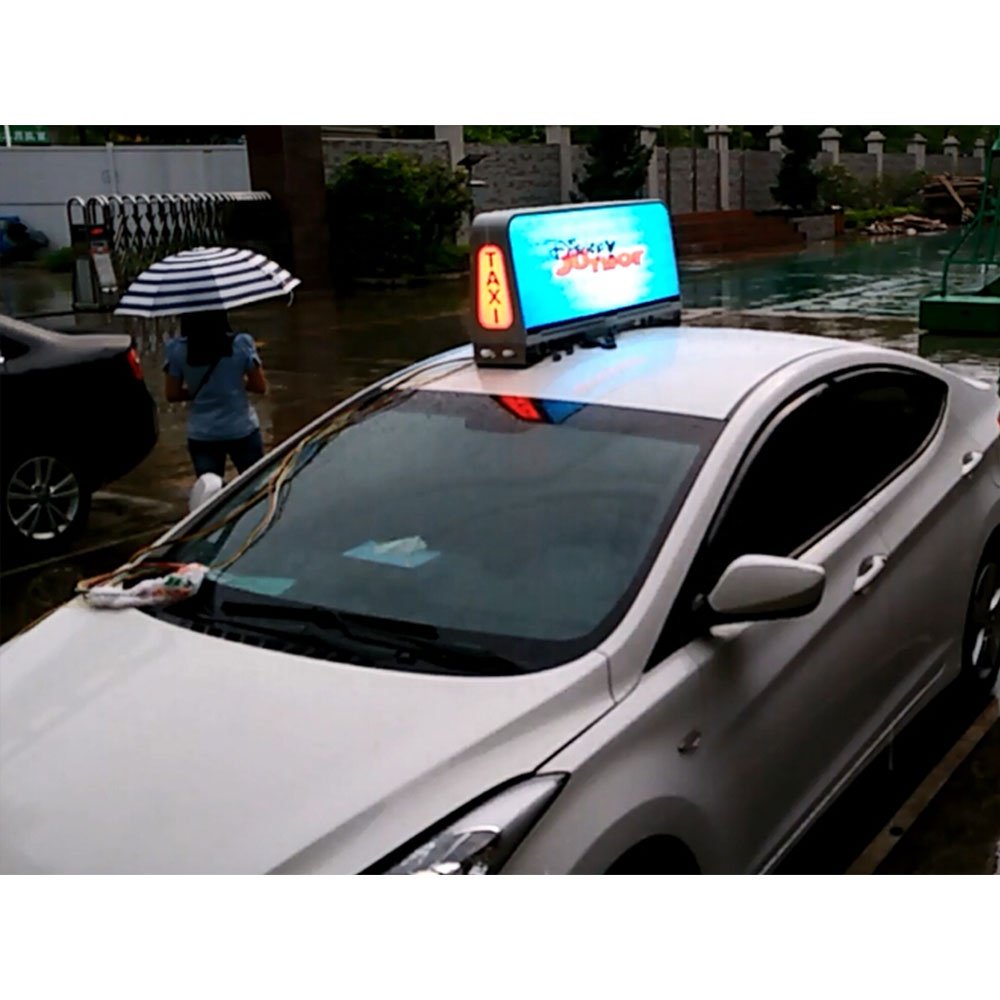 Outdoor Top Screen Ecran Advertising Enseigne Car Display Sign Board Mobile For Full Color Billboard Portable Led Roof Taxi