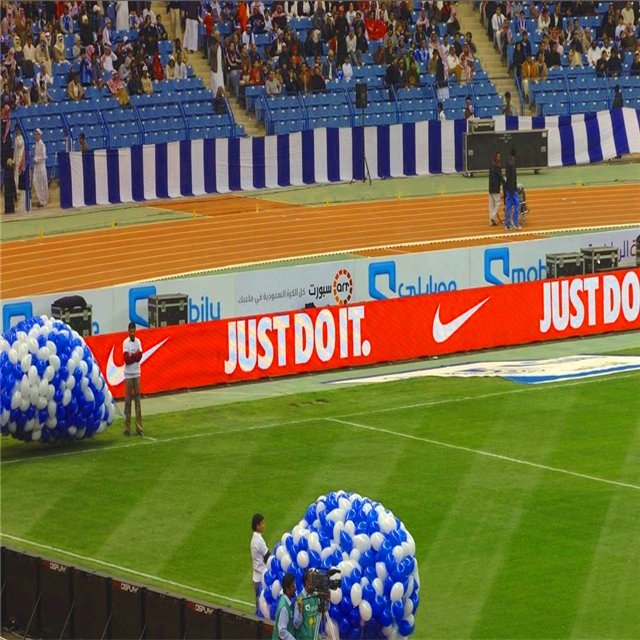 Perimeter Outdoor Signage Banner Boards Football Soccer Sports P6 P8 P10 960*960mm Led Video Wall Led Indoor Display IP65 SDK