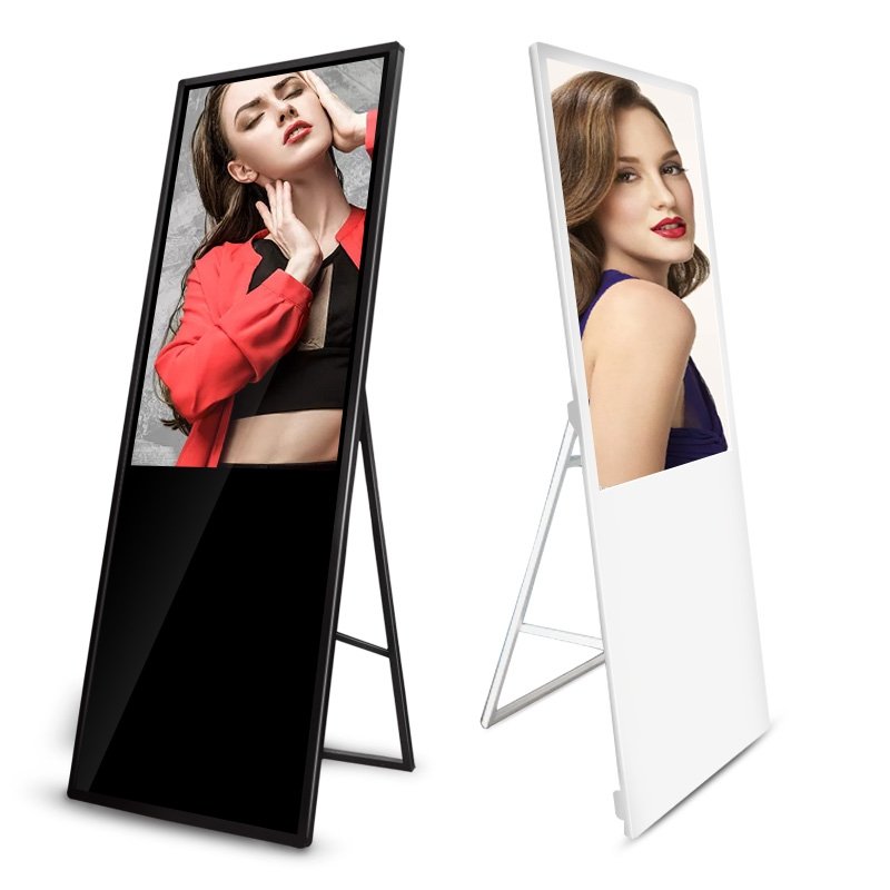 AIYOS Professional Manufacturer Android11 portable digital poster lcd signage kiosk smart advertising players screen board