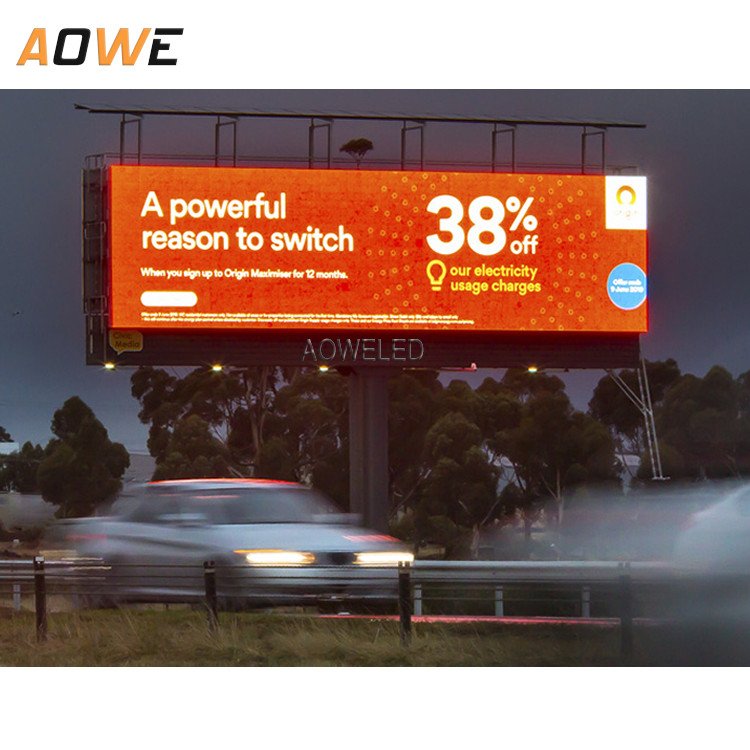 Super slim waterproof LED Digital Signage led scrolling sign board for outdoor advertising business