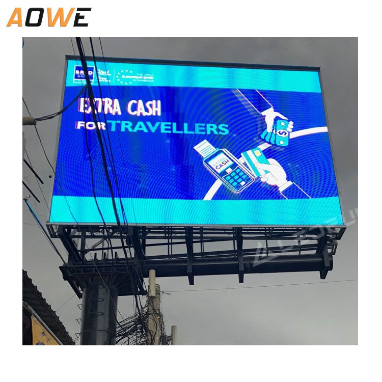 Super slim waterproof LED Digital Signage led scrolling sign board for outdoor advertising business