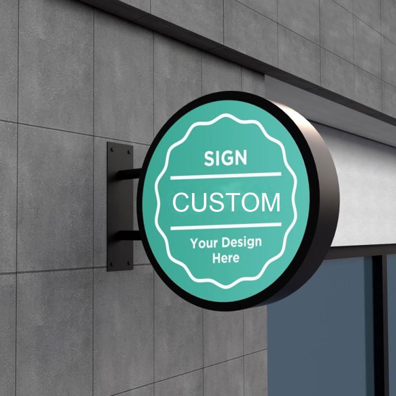 Outdoor Shop 3D Led Signage Outdoor Advertising Lightbox Led Light Box Sign For Business