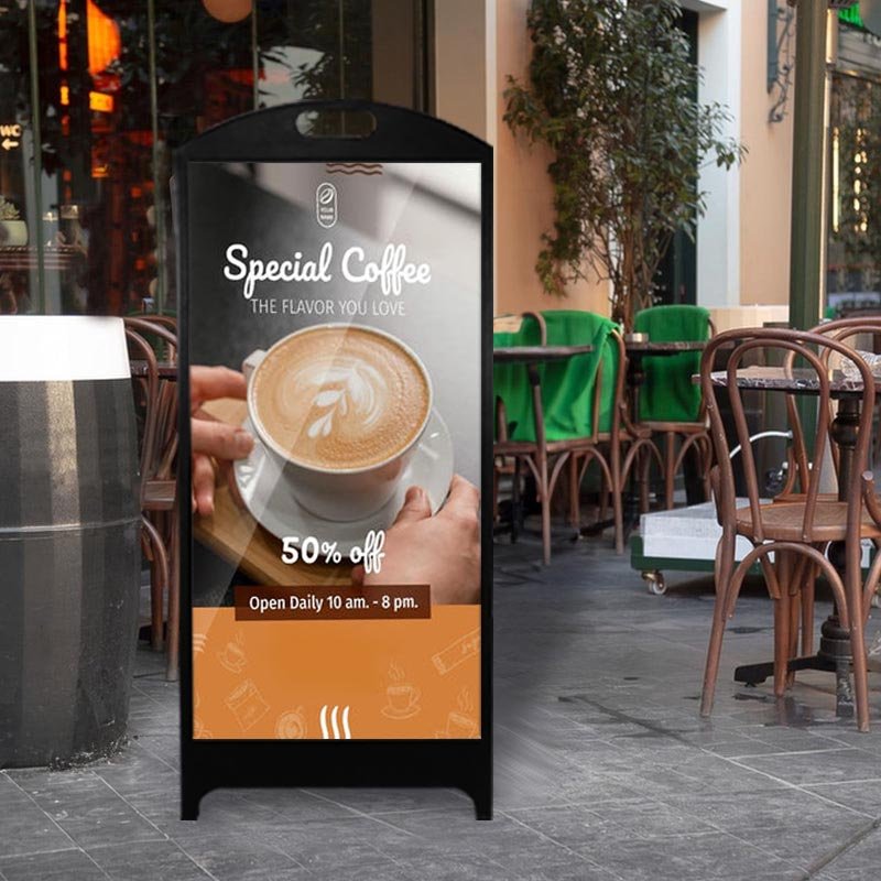Cosun battery powered digital signage outdoor digital signage 43 inch led digital signage portable