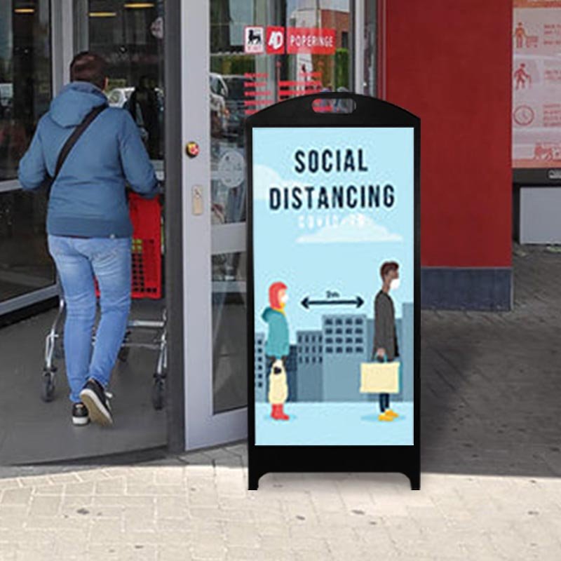 Cosun battery powered digital signage outdoor digital signage 43 inch led digital signage portable