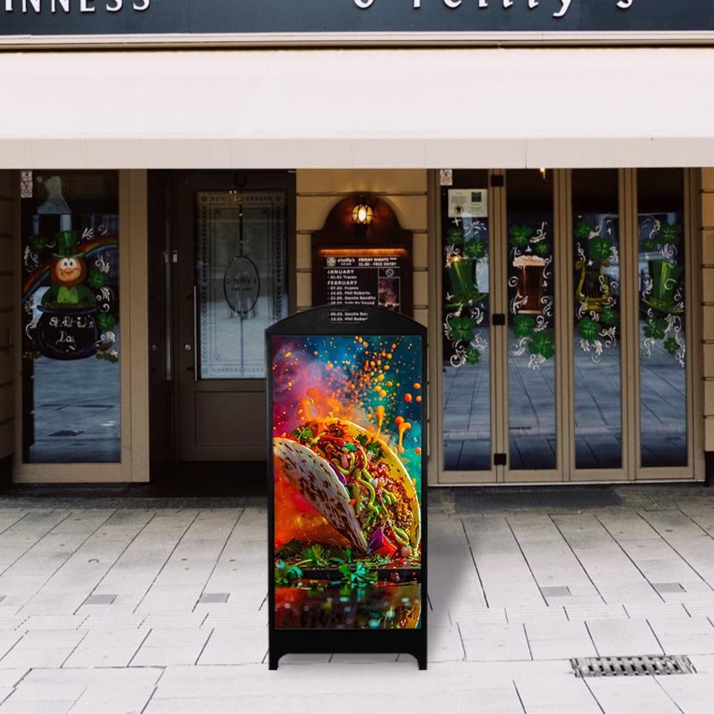 Cosun digital signage and displays portable digital display with battery outdoor portable mobile digital signage