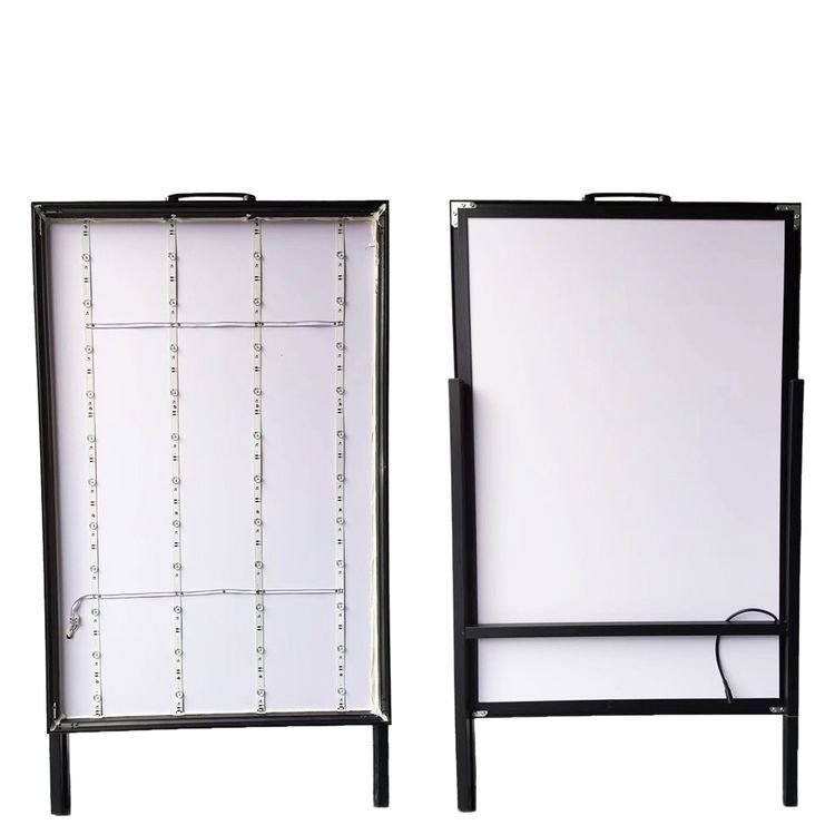 Exhibition Frameless Backlit Led Tension Fabric advertising light boxes Outdoor display stand portable poster billboard board
