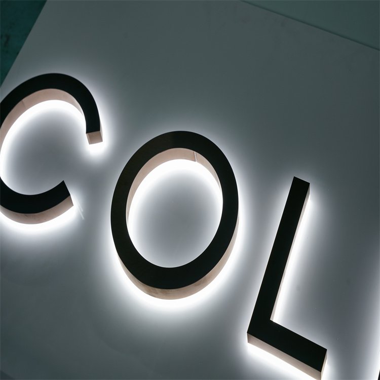 Custom Electronic Sign Backlit Metal Signage Outdoor Shop Advertising Business Sign For Supermarket 3D Led Channel Letter Signs