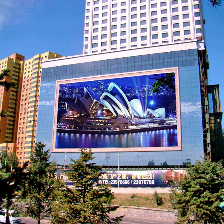 6m By 3m P5 P6 P8 P10 Outdoor Full Color Advertisement Led Screen For Road Super Bright Big Led wall Electronic Led Sign Board