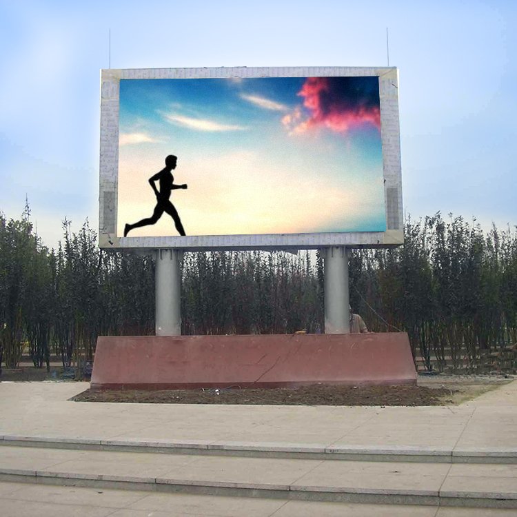 6m By 3m P5 P6 P8 P10 Outdoor Full Color Advertisement Led Screen For Road Super Bright Big Led wall Electronic Led Sign Board