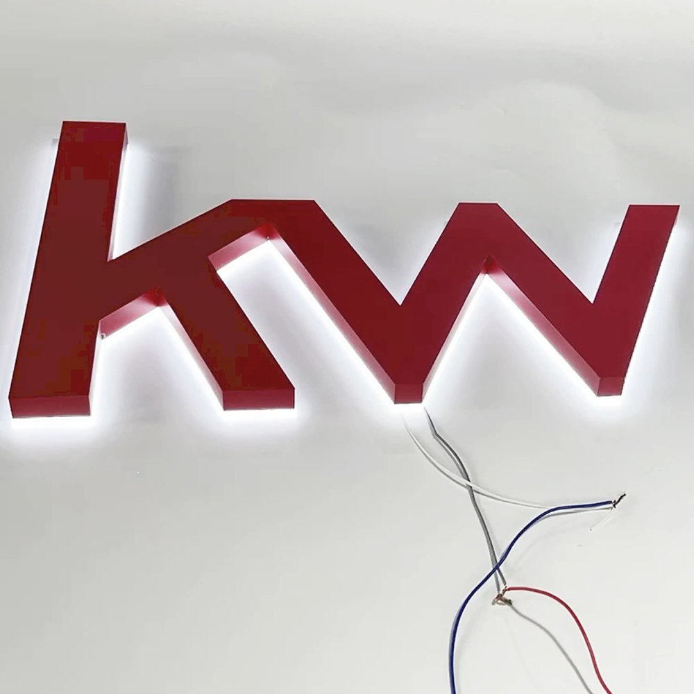 Outdoor Store Company Brand Logo 3D Led Letter Sign Backlit Business Led Signs Business Signs