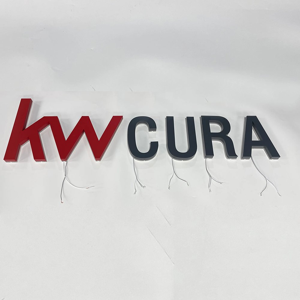 Outdoor Store Company Brand Logo 3D Led Letter Sign Backlit Business Led Signs Business Signs