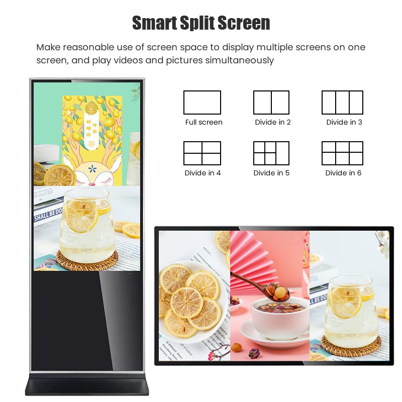 Best Selling Interactive Digital Signage Kiosk Vertical AD LCD Advertising Display Android Touch Screen Floor-Standing Totem