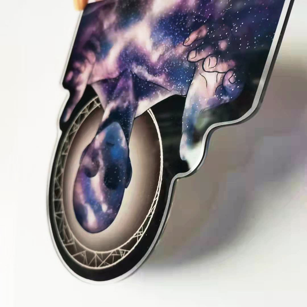 2024 Hot Selling High Quality Premium UV Resistance Custom Magnetic Acrylic Frame Display Stand With Full Color