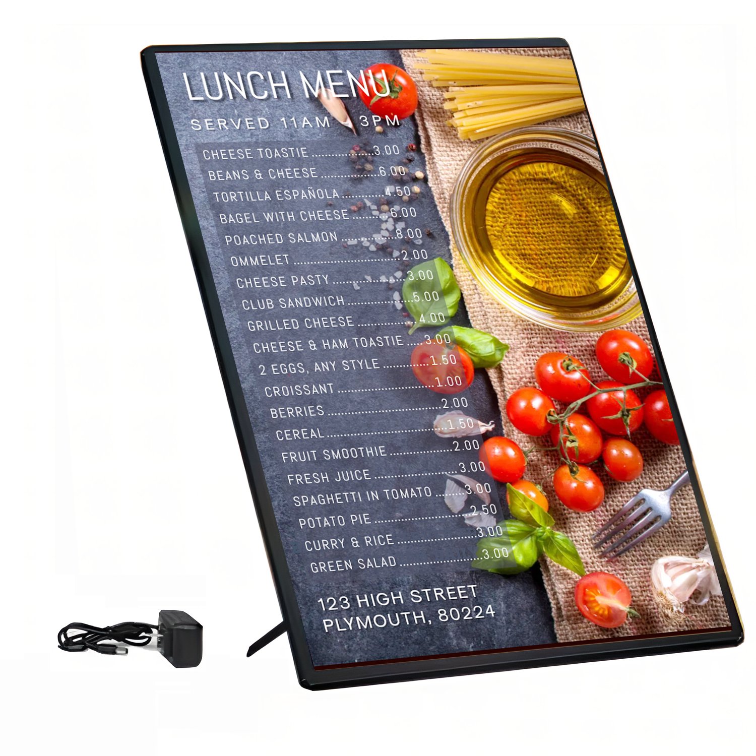Ultra Thin Light Pad Portable LED L LED Wall Lightbox Menu Display Board Restaurant Advertising Light Box Ordering back lightbox